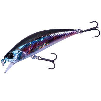 Воблер Duo SPEARHEAD RYUKI 50SP - 5.0cm/3.3gr - Suspending с блестяща повърхност и тройни куки за риболов.