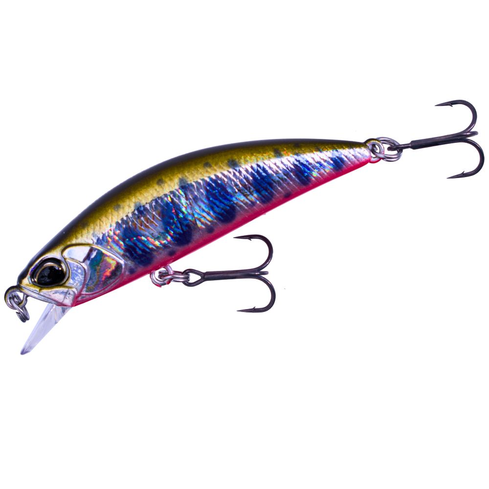 Воблер Duo SPEARHEAD RYUKI 50SP - 5.0cm/3.3gr - Suspending в цвят Yamame Red за риболов на дълбоки места.