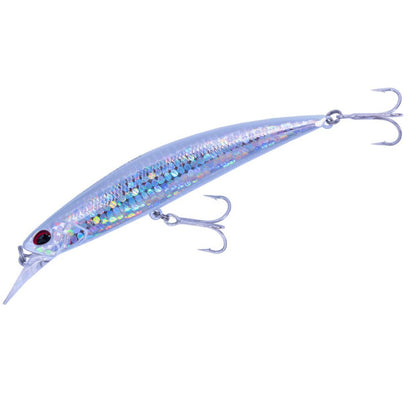 Воблер Duo Spearhead Ryuki 95S WT SW LIMITED -9.5cm/17.0gr - Sinking AQA0111 White Glow риболовен такъм