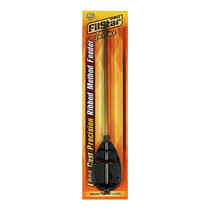 Feeder FilStar Long Cast Precision Ribbed Method Feeder Inline