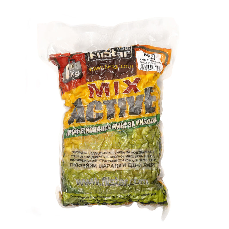 Царевица Filstar Active Mix плик - различни аромати (1kg) в оригинална опаковка с привлекателни цветове.