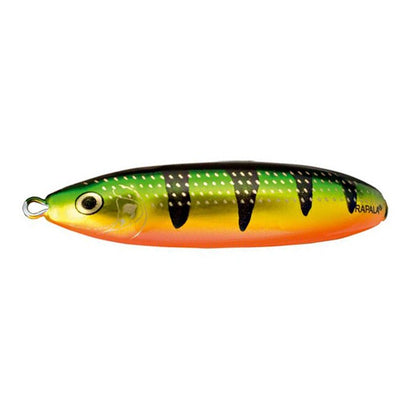 Клатушка Rapala Minnow Spoon, 8cm/16gr, ефективна за щука, подходяща за кастинг и бавна проводка.