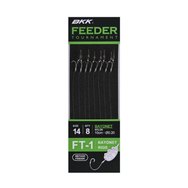 Cârlige legate pentru method feeder BKK FT-1 Bayonet Rigs