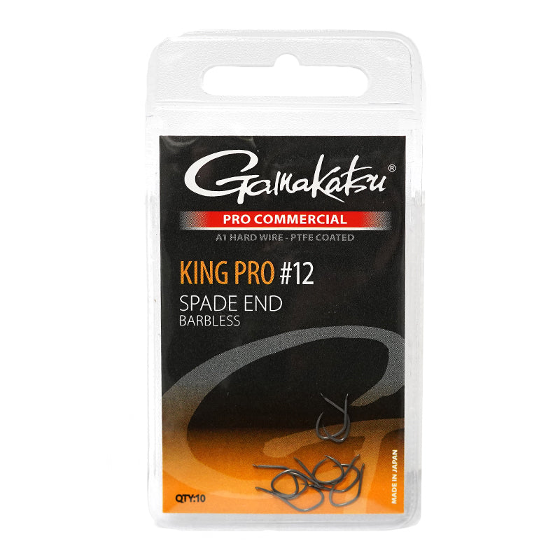 GAMAKATSU PRO-C KING PRO SPADE A1 PTFE hooks - Black