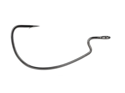 Офестни куки GAMAKATSU OFFSET EWG - BLACK, подходящи за риболов с големи силикони и техники на примамка.