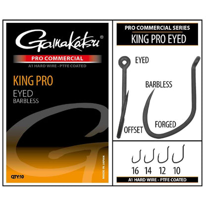 Крючки GAMAKATSU PRO-C KING PRO SPADE A1 PTFE - Black