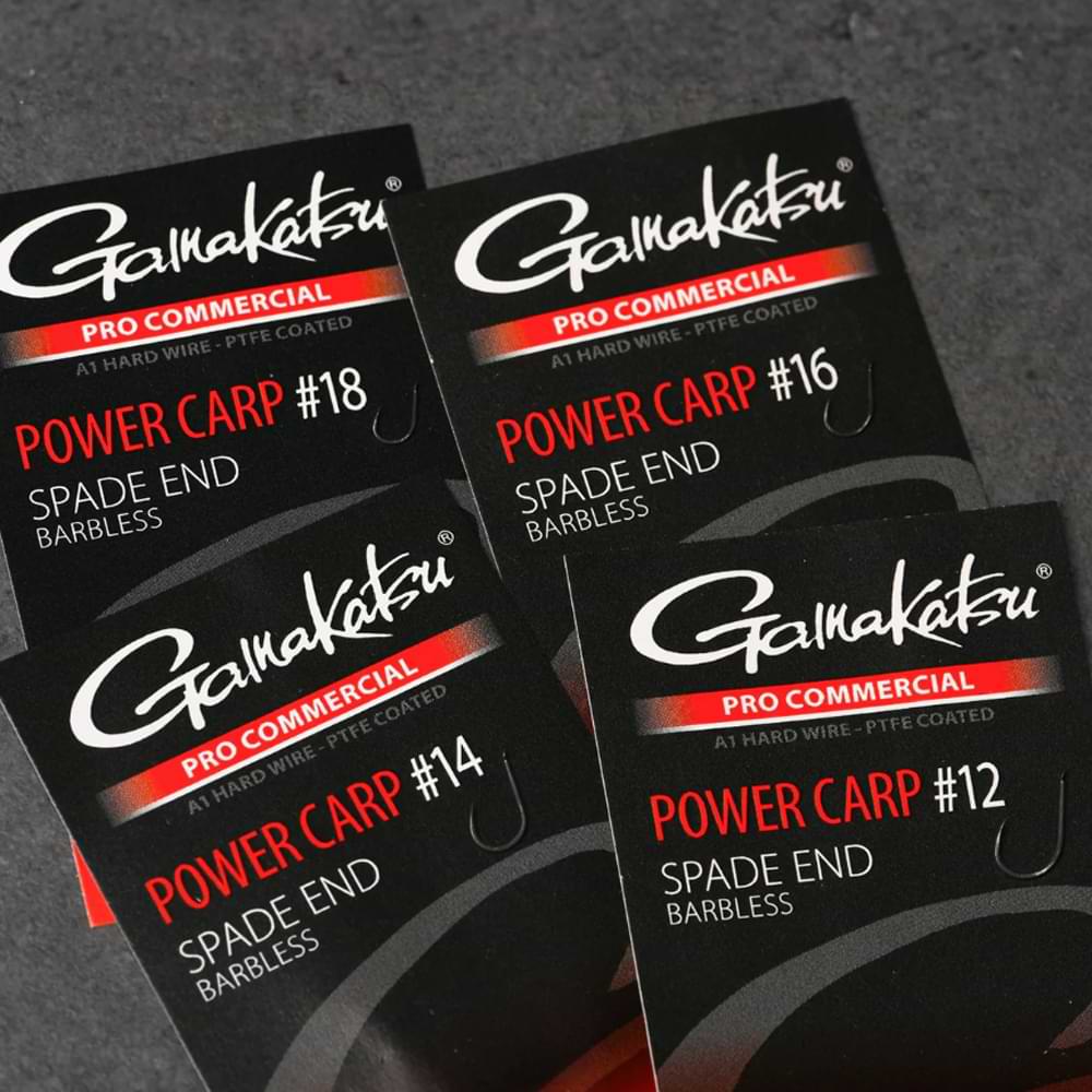 Cârlige GAMAKATSU PRO-C POWER CARP SPADE A1 PTFE - BLACK