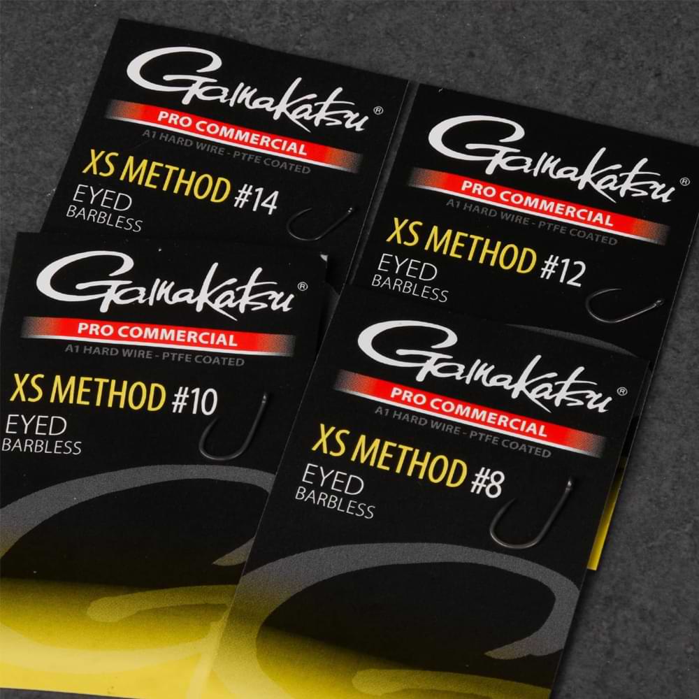 Крючки GAMAKATSU PRO-C XS METHOD A1 PTFE - BLACK