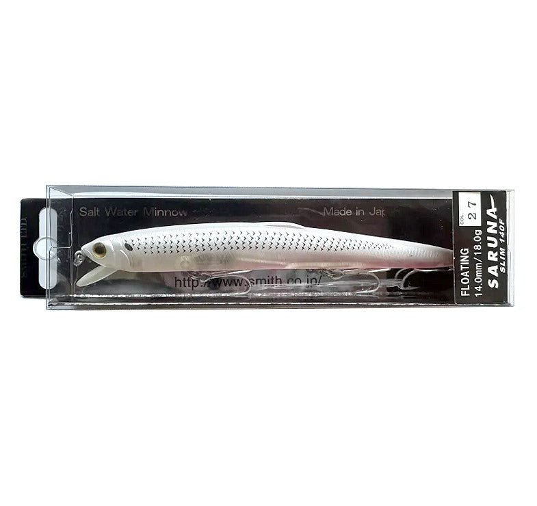 Vobler SMITH SARUNA SLIM 140F - 14.0cm / 18.0gr - Floating