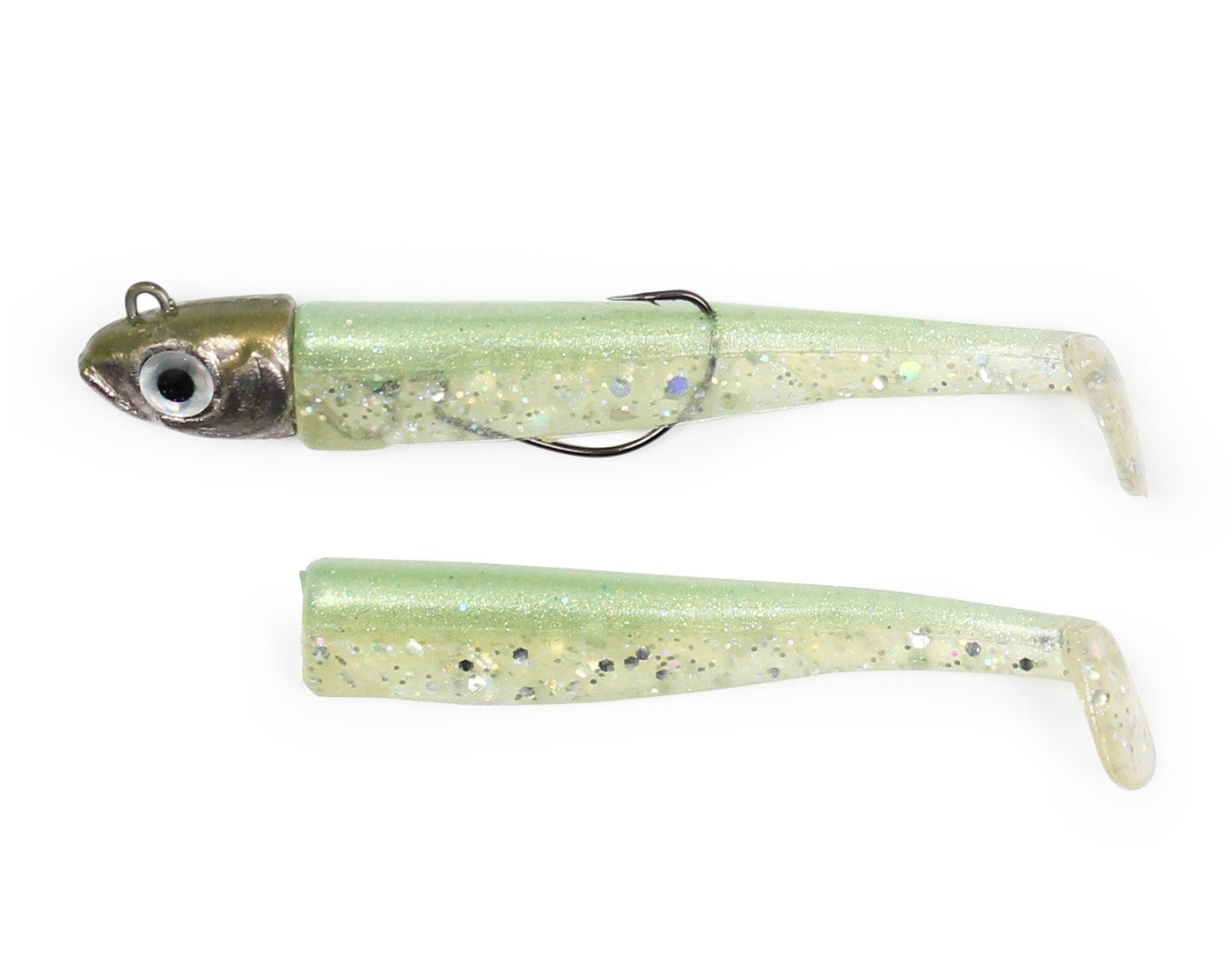 Силиконови примамки GT-Bio Roller Shad - Combo - Бисмут, перфектни за риболов с уникален дизайн и цветове.