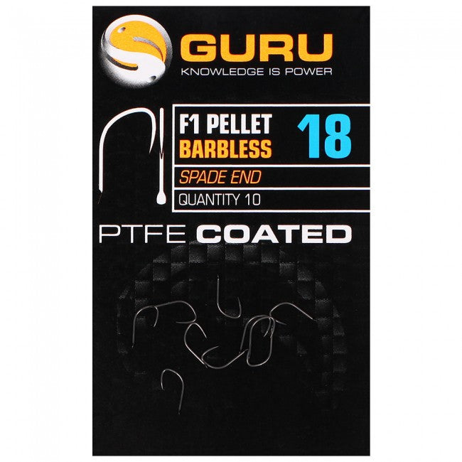Αγκίστρια χωρίς αρπάδι GURU F1 Pellet Hooks