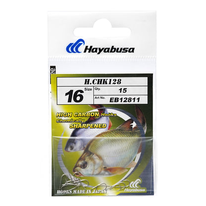 Крючки Hayabusa 128 Chika Nickel - 15 шт. в упаковке