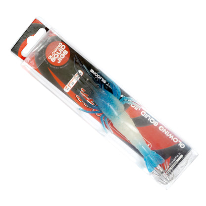 Φωσφορίζουσα σιλικονούχα γαρίδα Hikaru Glowing Squid Jig - 10.5cm