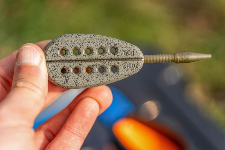 Метод хранилка PRESTON ICS IN-LINE BANJO XR FEEDERS - XL, риболовно такъми, идеална за комерсиални водоеми.