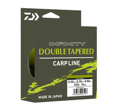 Конусовиден лидер за шаранджийски риболов DAIWA INFINITY DOUBLE TAPERED MONO SHOCK LEADER - 320m (Olive green)