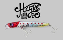 Воблер JACKALL HAGRE 96F Super Shallow - 9.6cm/12.2 gr - Floating в цвят с червени точки и тройни куки.