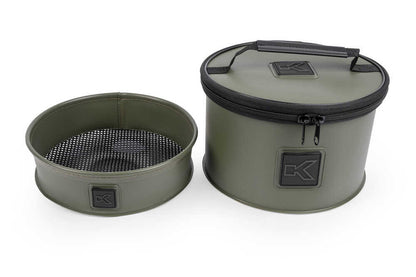 KORUM EVA RIDDLE SET Feeder Bowl and Riddle - 3 mm