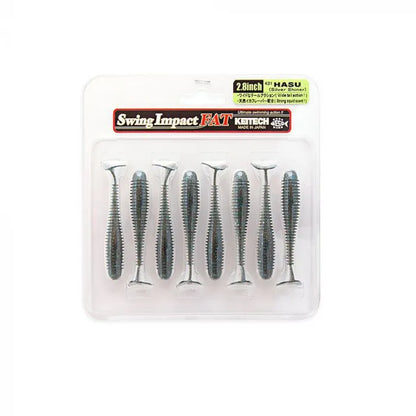 Naluca soft KEITECH Swing Impact FAT 2.8”- 71 mm / 8 buc. in pachet
