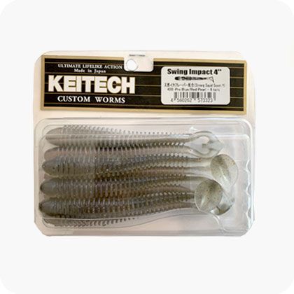 Soft lure KEITECH Swing Impact 4”- 102 mm / 8 pcs per pack
