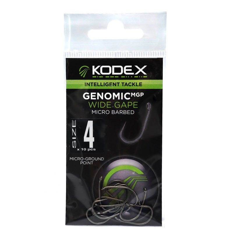 Αγκίστρια KODEX GENOMIC MGP WIDE GAPE - 10 τεμ. στη συσκευασία