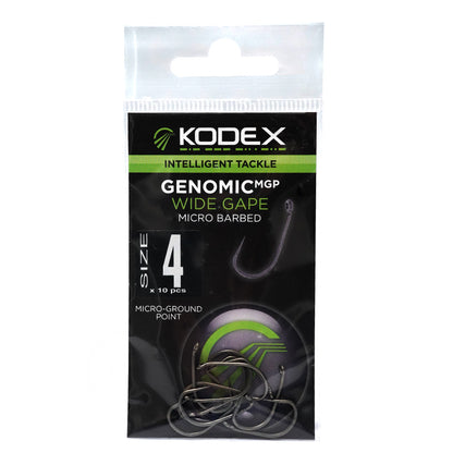 Αγκίστρια KODEX GENOMIC MGP WIDE GAPE - 10 τεμ. στη συσκευασία