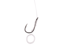 Вързани куки с контра на косъм KORUM BANDED HAIR RIGS BARBED (4 inch/10cm)