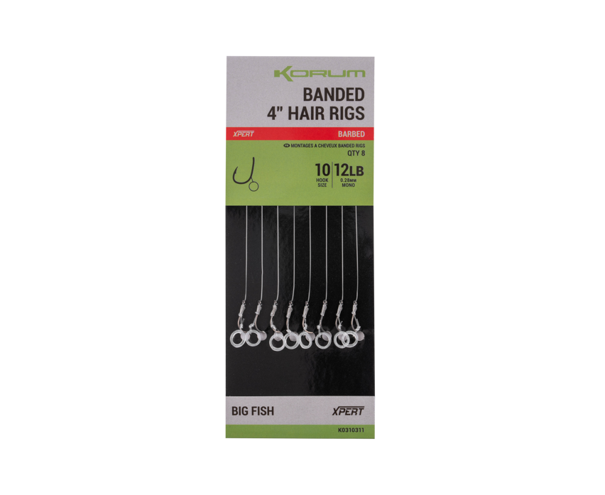Δεμένα αγκίστρια με αρπάδι για hair rig KORUM SPIKED METHOD HAIR RIGS BARBED