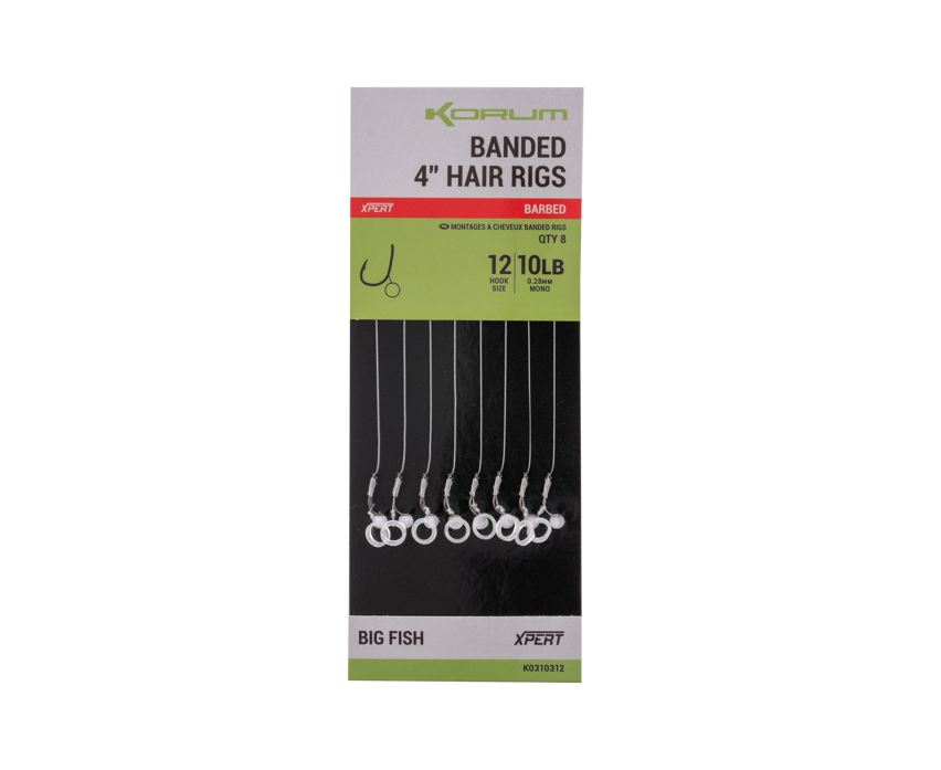 Δεμένα αγκίστρια με αρπάδι για hair rig KORUM SPIKED METHOD HAIR RIGS BARBED
