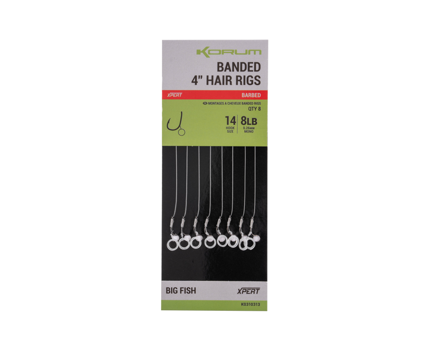 Δεμένα αγκίστρια με αρπάδι για hair rig KORUM SPIKED METHOD HAIR RIGS BARBED