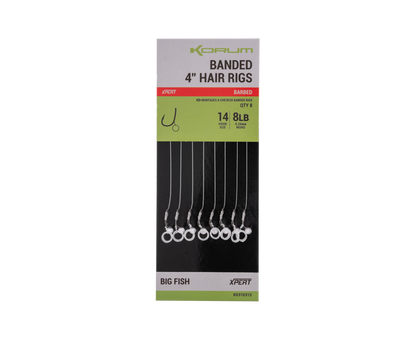 Δεμένα αγκίστρια με αρπάδι για hair rig KORUM SPIKED METHOD HAIR RIGS BARBED