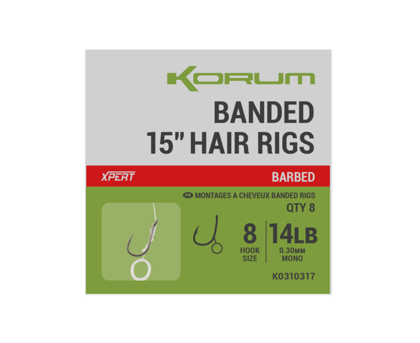 Δεμένα αγκίστρια με αρπάδι για hair rig KORUM SPIKED METHOD HAIR RIGS BARBED