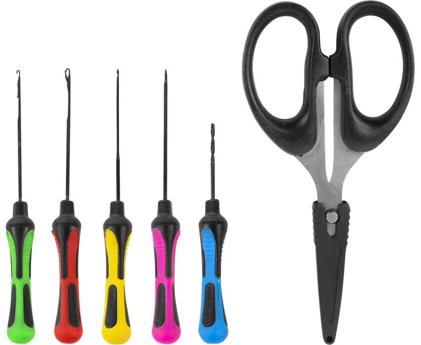 Комплект кутия с игли и ножица KORUM BAITING TOOL & SCISSOR SET