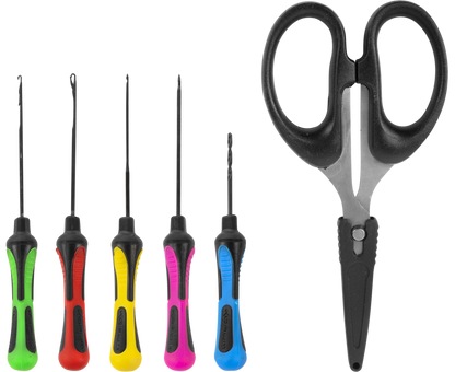 Комплект кутия с игли и ножица KORUM BAITING TOOL & SCISSOR SET