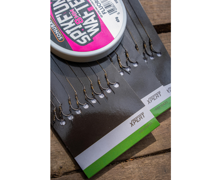 Δεμένα αγκίστρια με αρπάδι για hair rig KORUM SPIKED METHOD HAIR RIGS BARBED