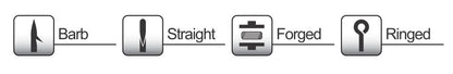 Αγκίστρια Filsar F1253DB Premium Carp Wide Gape Straight