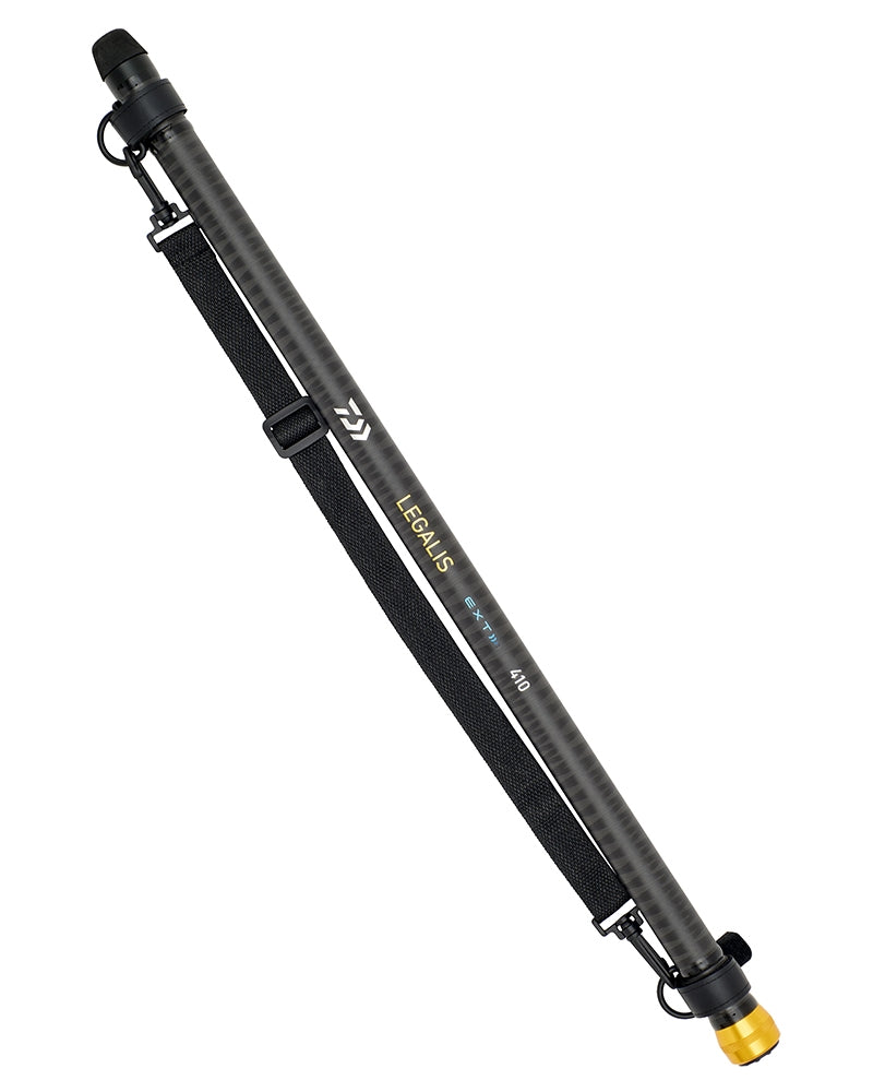 Tелескопичка дръжка за кеп DAIWA LEGALIS EXT LANDING NET HANDLE с 4.10m дължина, иновативен и компактен дизайн.