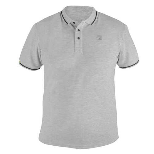 T-shirt PRESTON Grey Polo Shirt - XXL