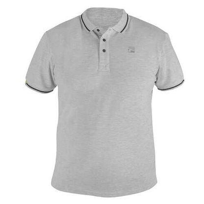 T-shirt PRESTON Grey Polo Shirt - XXL