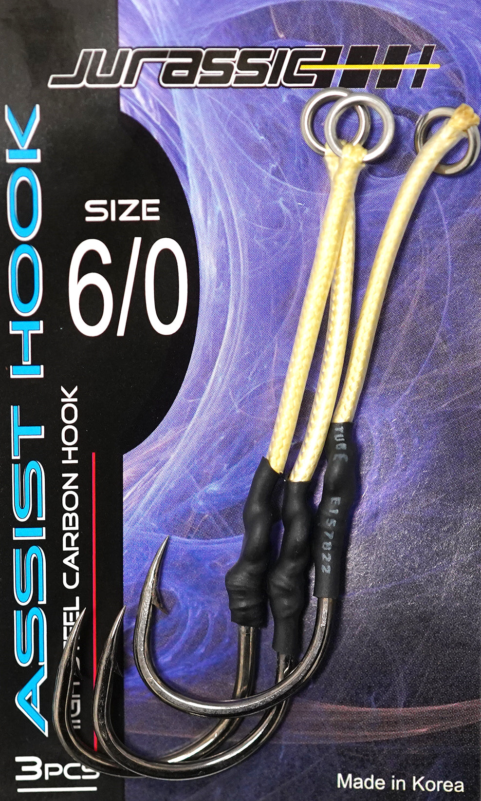 Assist hooks MAVER Assist Hook Jurassic Cordino - 4 cm