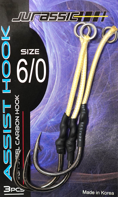 Assist hooks MAVER Assist Hook Jurassic Cordino - 4 cm