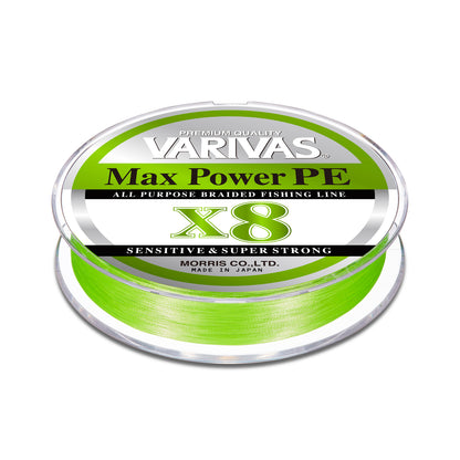 Плетено влакно VARIVAS Max Power PE X8 [Lime Green] - 150m