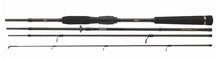 Спининг въдица DAIWA 23 MEGAFORCE TRAVEL SPIN - 2.40m/30-70gr - 4 секции в сглобен и разглобен вид.