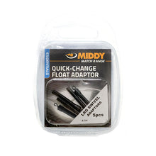 Адаптори MIDDY Swivel Float Adaptors - опаковка от 5 бр. за бърза смяна на плувки и слайдери.