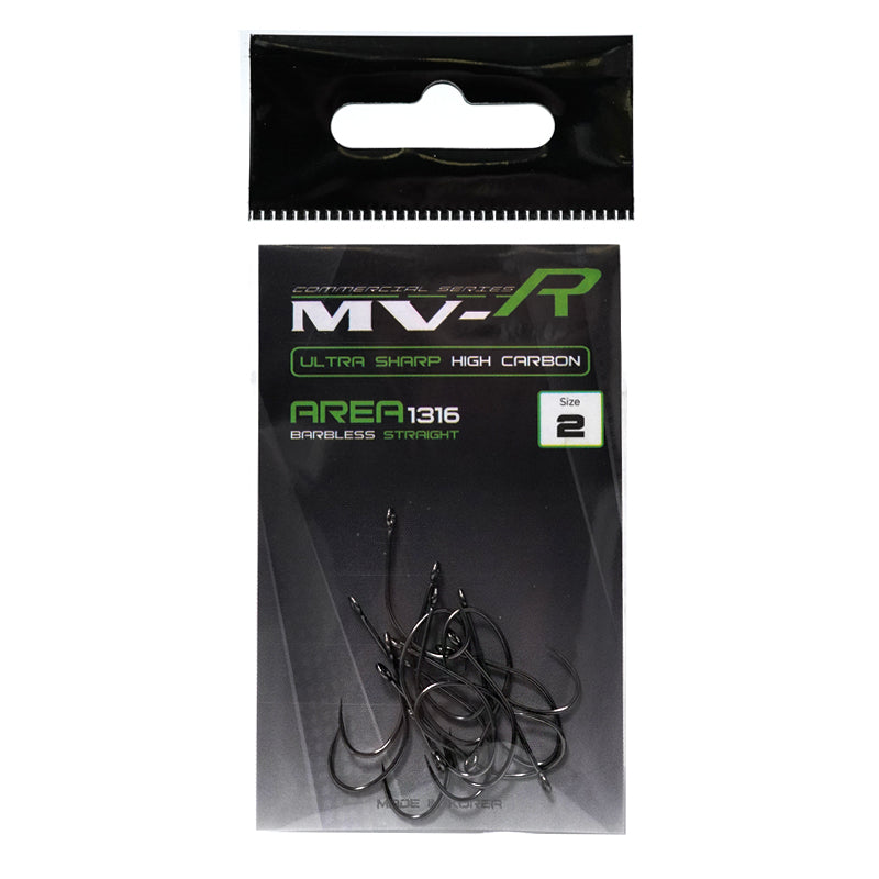 Barbless hooks MAVER MVR 1316 AREA BLACK