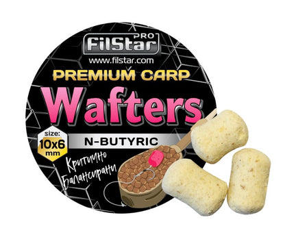 Dumbell-uri echilibrate FilStar Wafters Premium Carp - 10x6mm / 30g - arome diverse