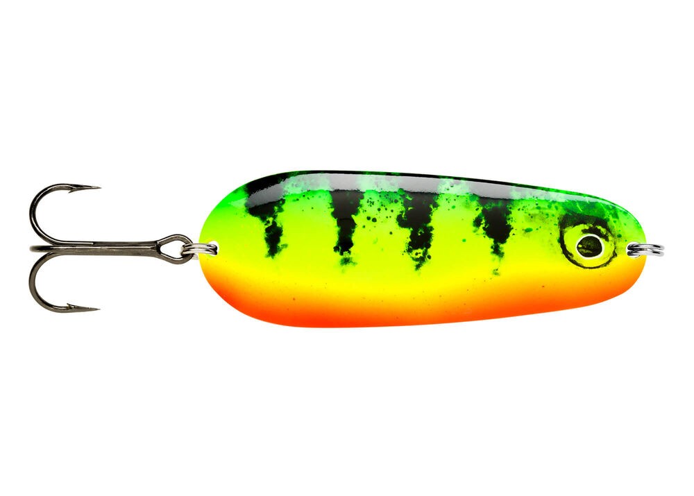 Клатушка Rapala Nauvo - жълто-зелена риболовна примамка с хаотични движения и плавно пропадане