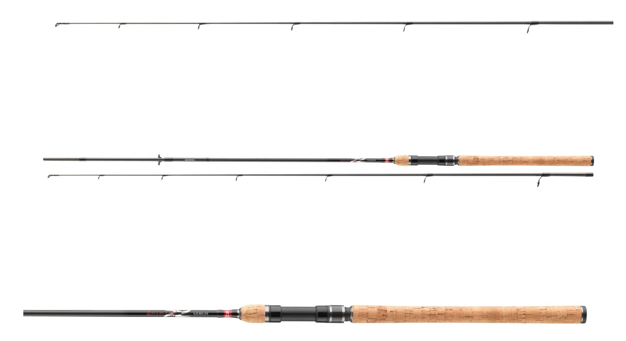 Спининг въдици DAIWA '25 NINJA X EXTRA FAST - риболовна въдица с 2.25м дължина и 8 водача.