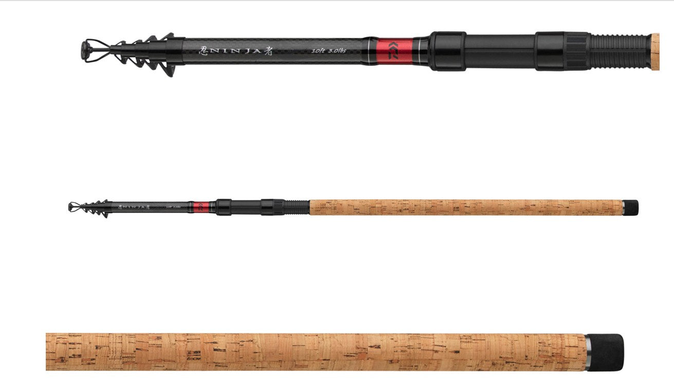 Telescopice crap lansete Daiwa 25 NINJA X TELE CARP - 3.00/3.60m