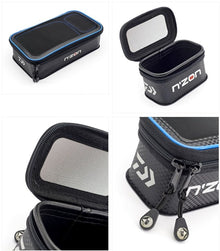 Комплект кутии за стръв DAIWA NZON EVA MESH BAIT SET - черни EVA кутии с цип и микро мрежа.