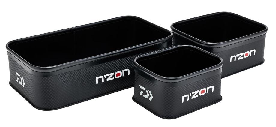 Сет футери за захранка и стръв - DAIWA NZON EVA 3pcs BAIT BOWL SET XL - три контейнера за риболовни стръв и захранка